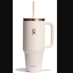 Hydro Flask Rose Gold Ivory Travel Tumbler 40 Oz